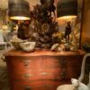 Grande commode 4 tiroirs patine rouge sang de boeuf - époque Louis XIV