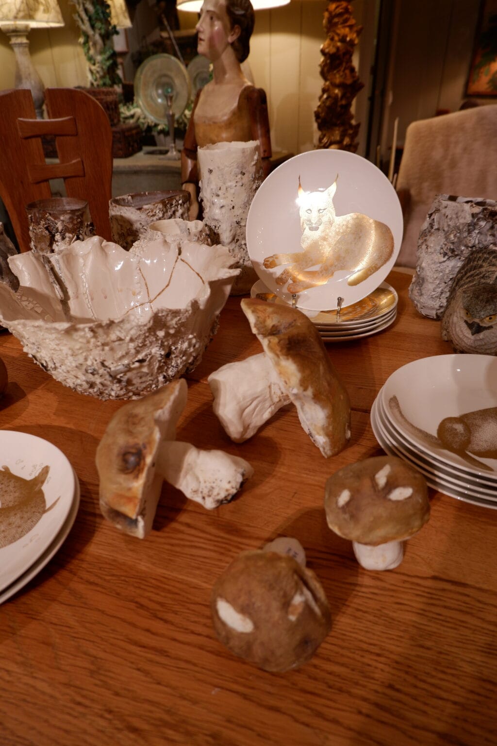 Champignons en porcelaine "Porcini" - 3 dimensions – Image 5