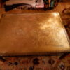 Table basse de Philip & Kelvin LAVERNE en laiton et bronze à décor gravé de "Poséidon sur son char marin " ca.1960 – Image 6
