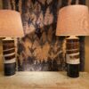 Paire de lampes Japan par Inger Persson pour Rörstrand Ateljé - Suède ca.1960 – Image 4