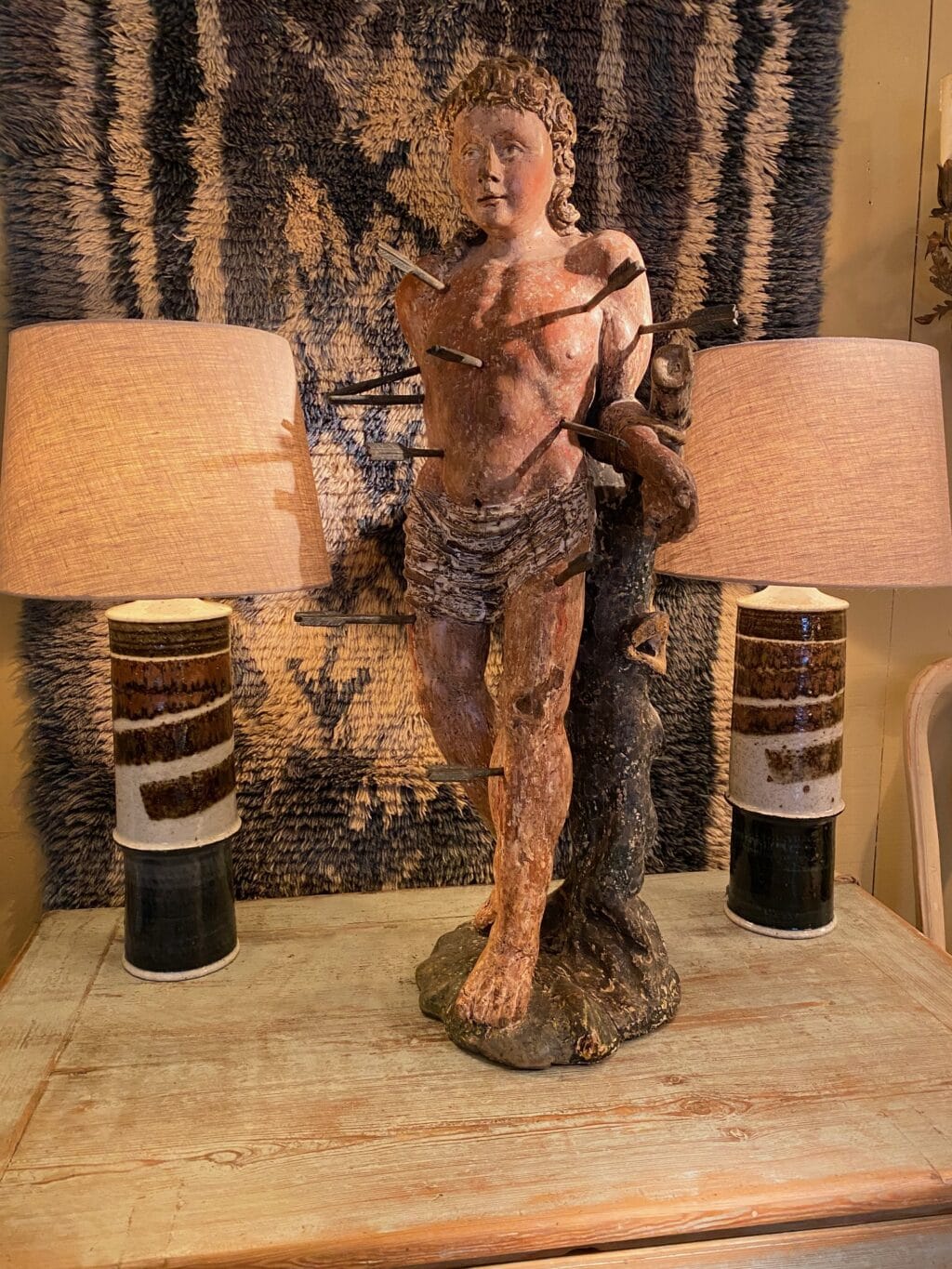 Paire de lampes Japan par Inger Persson pour Rörstrand Ateljé - Suède ca.1960 – Image 3