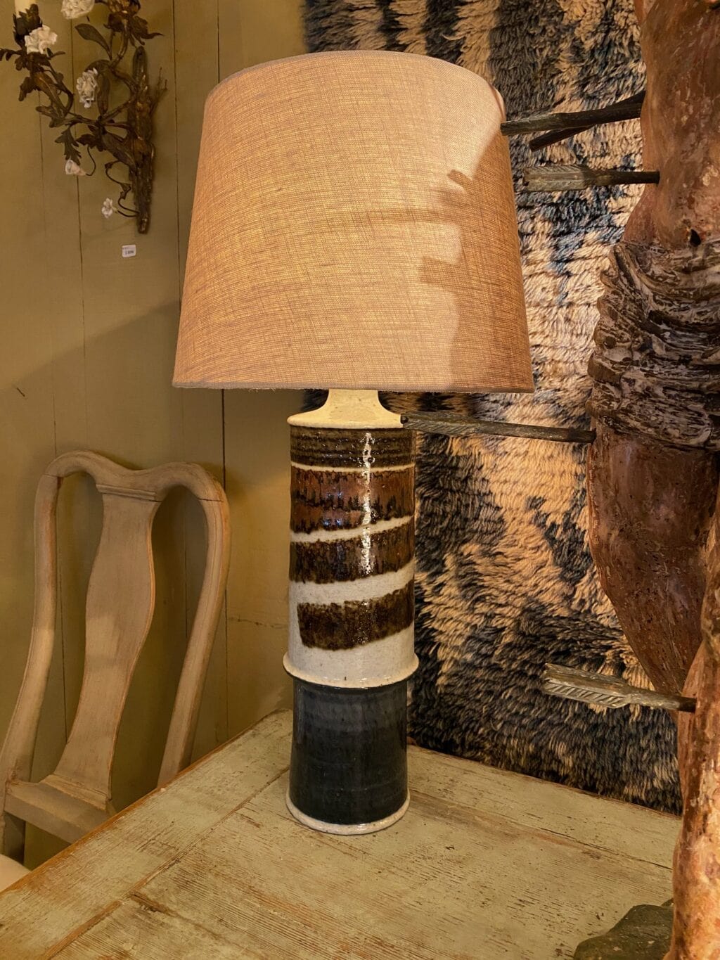 Paire de lampes Japan par Inger Persson pour Rörstrand Ateljé - Suède ca.1960 – Image 10