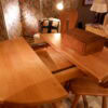 Table ronde extensible en chêne naturel - ca.1960 – Image 3