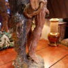 Grande statue en bois polychrome du martyr de Saint-Sébastien - Italie XVIIIe – Image 7