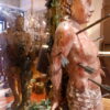 Grande statue en bois polychrome du martyr de Saint-Sébastien - Italie XVIIIe – Image 3