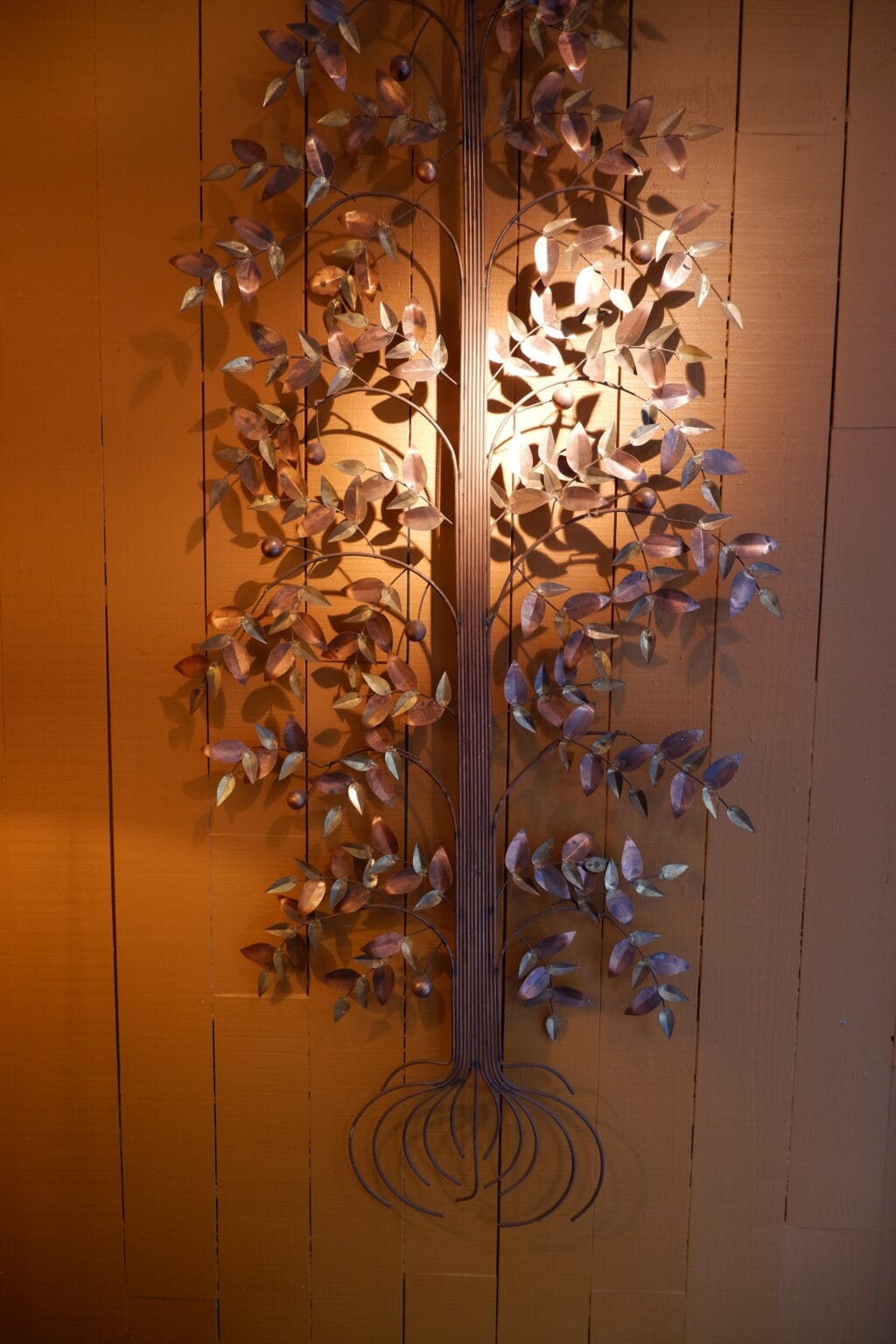 Grande Sculpture brutaliste en cuivre "Tree of life" by Curtis Jere ca.1970 – Image 3