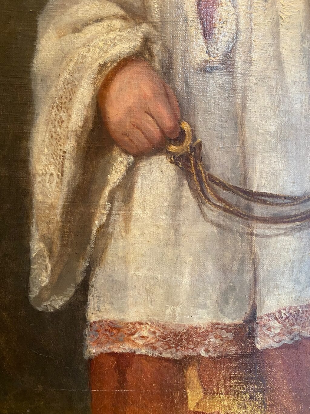 Portrait d'un enfant de choeur turiféraire par C.EHRENPOHL fin XIXe – Image 5