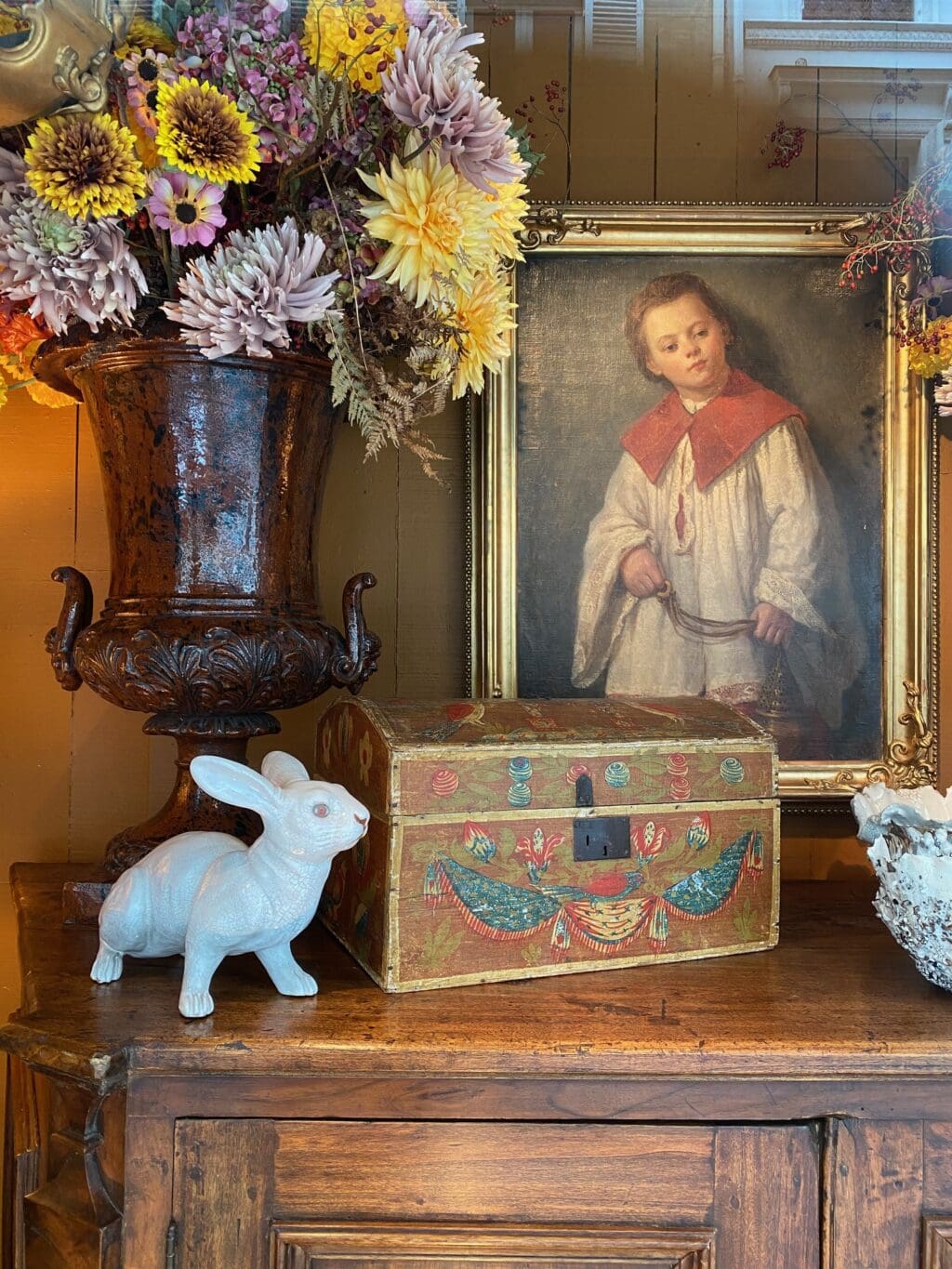 Portrait d'un enfant de choeur turiféraire par C.EHRENPOHL fin XIXe – Image 8
