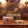 Coffres de mariage en bois peint "Normandie" - Art populaire XIXe
