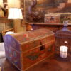 Coffres de mariage en bois peint "Normandie" - Art populaire XIXe – Image 5