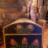 Coffres de mariage en bois peint "Normandie" - Art populaire XIXe – Image 6
