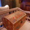 Coffres de mariage en bois peint "Normandie" - Art populaire XIXe – Image 7