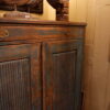 Buffet 2 portes suédois décor godronné patine bleue ca.1800 – Image 8