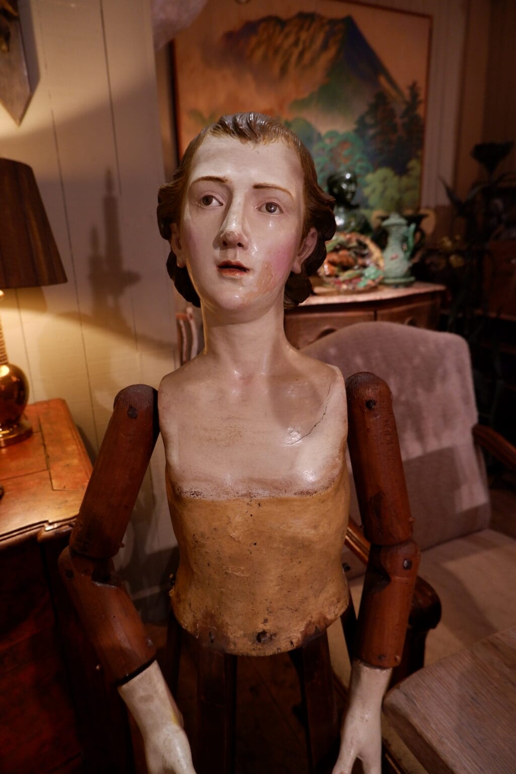 Large processional mannequin known as a capipote - 17th century Italy - Image 2