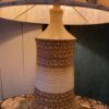Lampe en grés texturé par Soholm - Danemark ca.1960+ A/J soie sauvage – Image 4