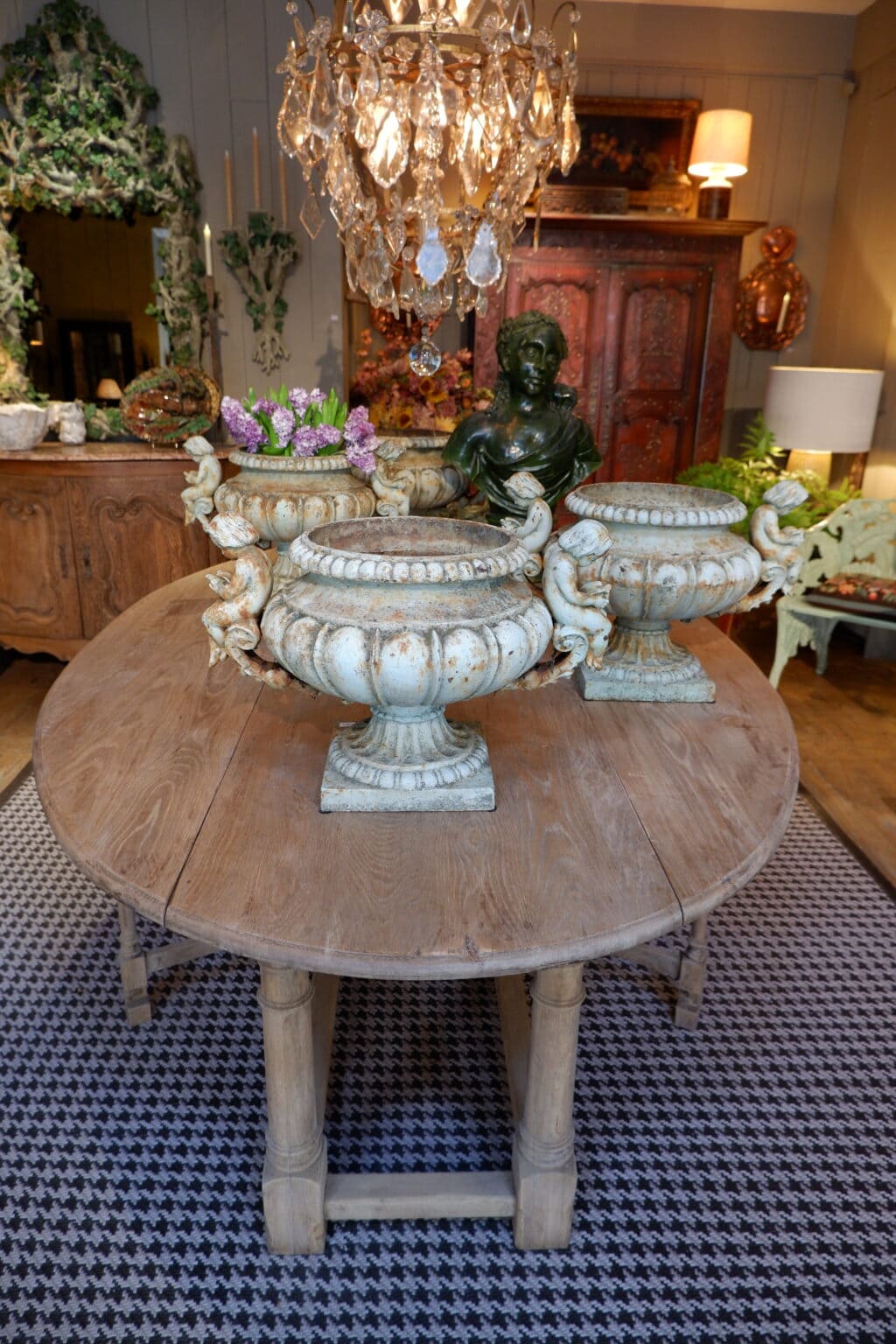 Grande table ovale &quot;getleg&quot; en chêne naturel - France ca.1900 – Image 2