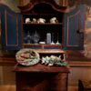 Secrétaire baroque en bois peint polychrome XIXe - – Image 4