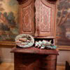 Secrétaire baroque en bois peint polychrome XIXe - – Image 5