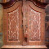 Secrétaire baroque en bois peint polychrome XIXe - – Image 3