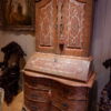 Secrétaire baroque en bois peint polychrome XIXe - – Image 10