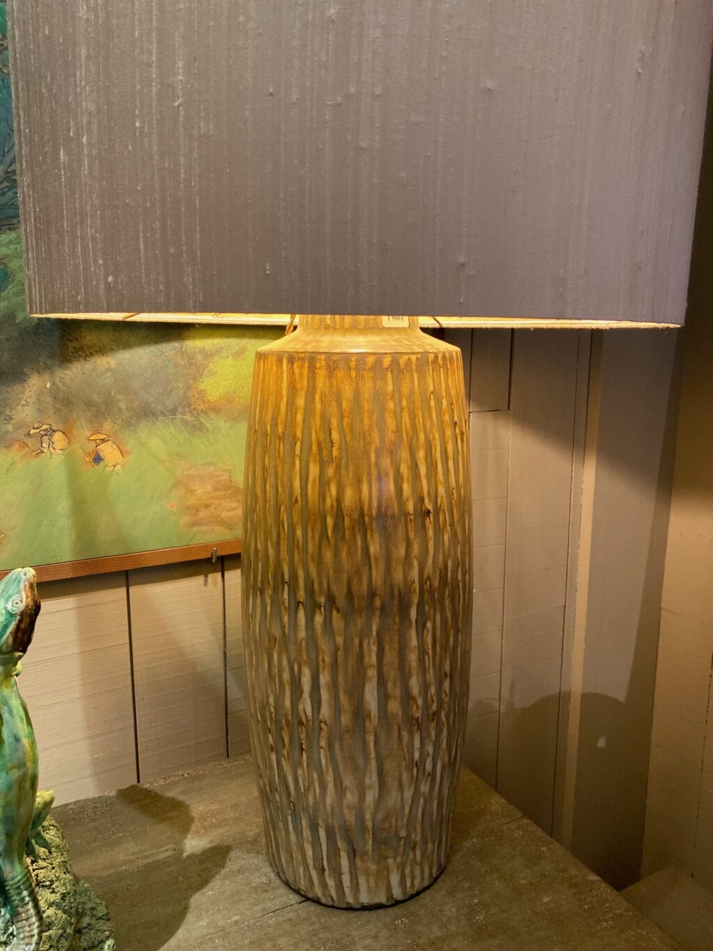 Very large celadon green ceramic lamp &quot;RUBUS&quot; by GUNNAR NYLUND -Sweden ca.1960 - Picture 5