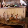 Buffet italien décor laqué polychrome "singes musiciens" Venise d'époque XVIIIe – Image 4