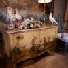 Buffet italien décor laqué polychrome "singes musiciens" Venise d'époque XVIIIe – Image 3