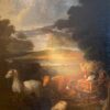 Huile sur toile "marchand d'animaux" ECOLE FRANCAISE du XVIIIème – Image 3
