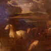 Huile sur toile "marchand d'animaux" ECOLE FRANCAISE du XVIIIème – Image 7