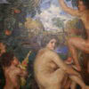 Huile sur toile "Jardin d'Eden" par H.LIPOT - XXe – Image 4