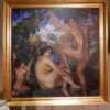 Huile sur toile "Jardin d'Eden" par H.LIPOT - XXe – Image 2