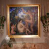 Huile sur toile "Jardin d'Eden" par H.LIPOT - XXe – Image 5