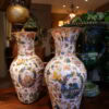 Paire de vases "aux Chinois" motifs fixés sous-verre - Italie région de Venise XIXe – Image 7