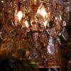 Grand lustre en bronze cabochon et plaques de cristal taillé - France fin XVIIIe – Image 5