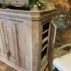 Buffet haut en bois peint patine vert de gris - Suède ca.1800 – Image 4