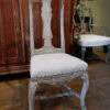 Suite de 6 chaises gustaviennes patine blanc/gris d'origine- Suède ca.1800 – Image 2