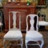 Suite de 6 chaises gustaviennes patine blanc/gris d'origine- Suède ca.1800 – Image 6