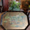 Grand plateau hexagonal décor laque japonaise ca.1900 – Image 4