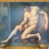 Etude académique d'homme nu assis - Huile sur toile- Italie début XIXe – Image 5