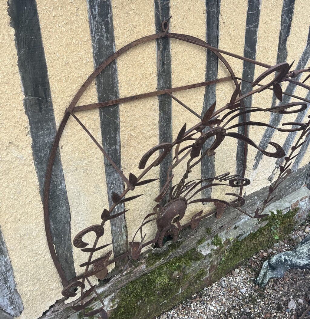Grand bouquet de Saint-Éloi en fer forgé