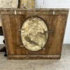 Paire de grands panneaux en bois peints