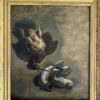 Nature morte grive, sarcelle d'hiver huile sur toile