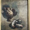 Nature morte grive, sarcelle d'hiver huile sur toile