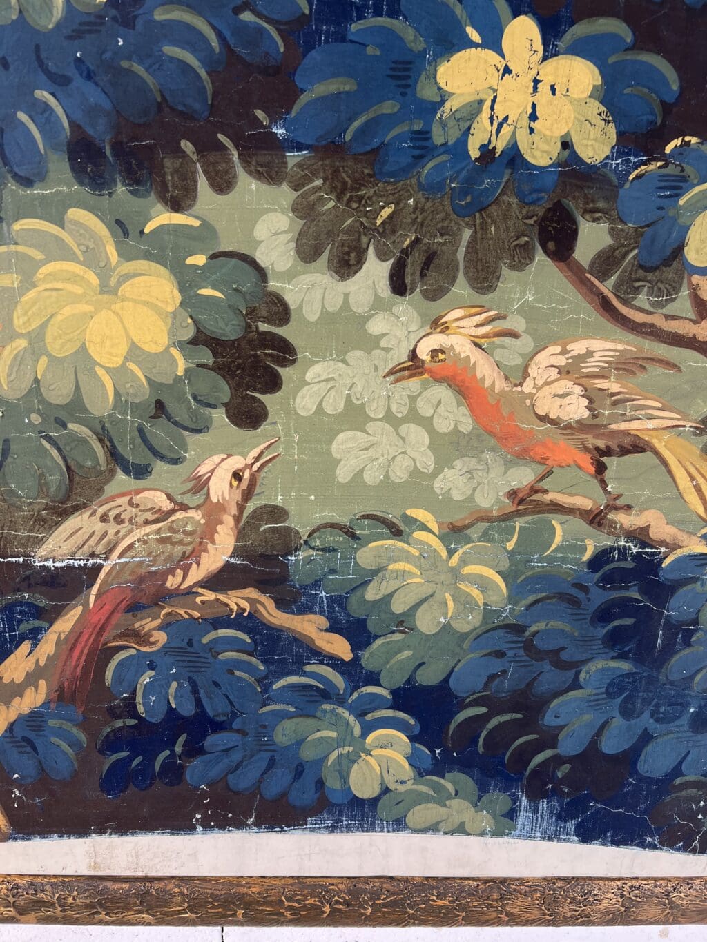 Etude De Tapisserie A La Gouache