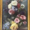 Composition florale sur un entablement Huile sur toile Signé Jules Antoine Pelletier