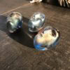 Trois Masques en Verre par Bertil Vallien pour Kosta Boda