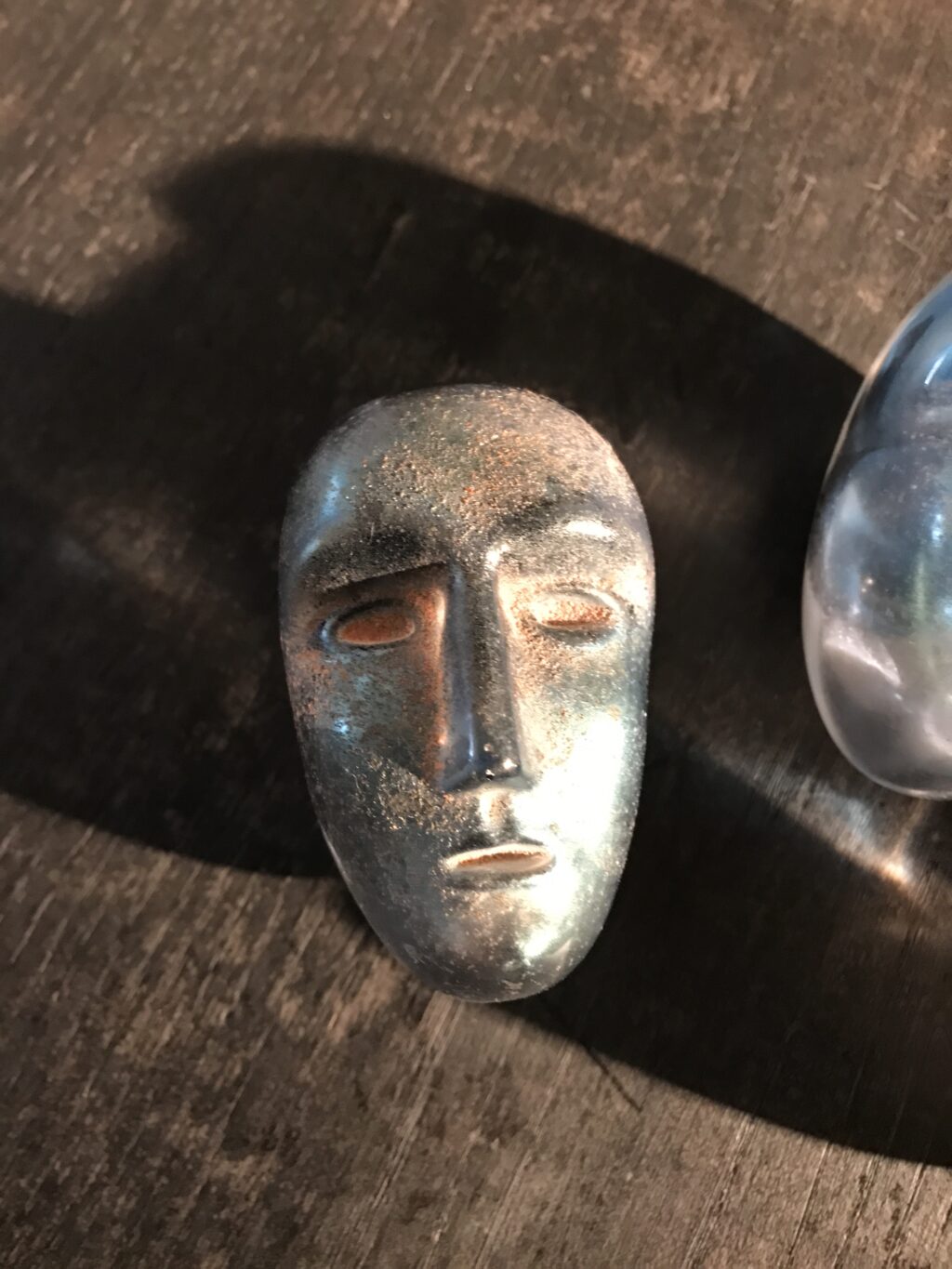 Trois Masques en Verre par Bertil Vallien pour Kosta Boda