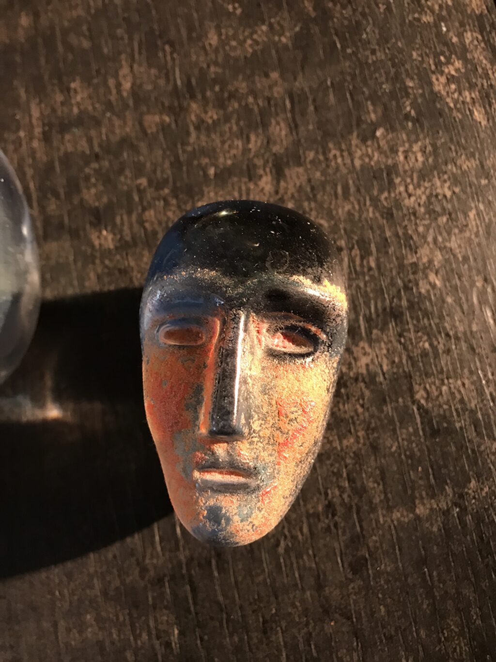 Trois Masques en Verre par Bertil Vallien pour Kosta Boda