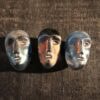 Trois Masques en Verre par Bertil Vallien pour Kosta Boda