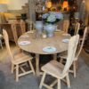 Grande table ovale dite "getleg" en chêne naturel - France XIXe – Image 3